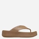Жіночі в'єтнамки для пляжу Crocs Getaway Platform Flip 209410-2JJ 39-40 Коричневі (198445342493) - зображення 1
