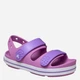 Sandały młodzieżowe dziewczęce Crocs Crocband Cruiser Sandal Kids 209423-6WQ 38-39 Ciemnoróżowe - obraz 2