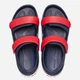 Sandały chłopięce Crocs Crocband Cruiser Sandal T Kids 209424-4OT 25-26 Granatowe z czerwonym (196265604067) - obraz 4