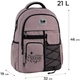 Рюкзак GoPack підлітковий Education Teens 46x32x19 см Рожевий (GO26-184L-1) - зображення 3
