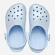 Chodaki młodzieżowe dziewczęce Crocs Classic Pearl Shine Clog K 212814-4WK 34-35 Błękitne - obraz 4