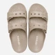 Klapki basenowe damskie Crocs Saturday Sandal W 213586-214 39-40 Beżowe - obraz 4