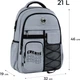 Рюкзак GoPack підлітковий Education Teens 46x32x19 см Сірий (GO26-184L-2) - зображення 3