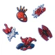 Przypinki do butów Crocs Spiderman 5Pck 10015108 5 szt Wielokolorowe - obraz 1