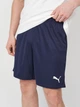 Спортивные шорты для футбола мужские Puma Teamgoal Match 70575206 S Navy-White (4099685717712) - изображение 4