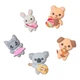 Przypinki do butów Crocs Cutie Animal Friends 5 Pack 10017623 5 szt Wielokolorowe - obraz 1