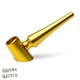 Трубка курительная Loft 420 из анодированного алюминия Gold + Подарки Zip пакет и вечная сетка - изображение 4