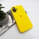 Захисний чохол-накладка Silicone Full Case AA Open Cam для Apple iPhone 17 Sunny Yellow (FullOpeAAi17-56) - зображення 4