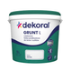 Латексная грунтовка Dekoral Latex Grunt, белая, 5 л - изображение 1