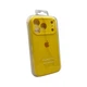 Захисний чохол-накладка Silicone Full Case AA Camera Protect для Apple iPhone 17 Pro Max Canary Yellow (FullAAi17PM-33) - зображення 3