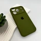Чохол для смартфона Silicone Full Case AA Camera Protect for Apple iPhone 17 Pro 29,Army Green (FullAAi17P-29) - изображение 4