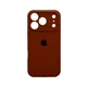 Защитный чехол-накладка Silicone Full Case AA Camera Protect для Apple iPhone 17 Pro Max Saddle Brown (FullAAi17PM-42) - изображение 1