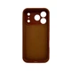 Чохол для смартфона Silicone Full Case AA Camera Protect for Apple iPhone 17 Pro Max 42,Saddle Brown (FullAAi17PM-42) - изображение 3