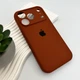 Защитный чехол-накладка Silicone Full Case AA Camera Protect для Apple iPhone 17 Pro Max Saddle Brown (FullAAi17PM-42) - изображение 4