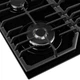 Поверхня газова на склі PERFELLI VINTAGE GW69C NERO - зображення 5