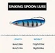Блесна Незацепляйка Minnow Spoon 8 cм 18 грамм 5 штук - изображение 4