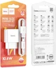 Универсальная зарядка для телефона Hoco C106A Leisur 10.5 Вт/2.1 A кабель MicroUSB 1 порт USB блок питания с проводом Белый - изображение 8