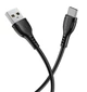 Кабель заряджання Borofone BX51 Triumph USB to Type-C 1м Чорний - зображення 2