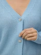 Кардиган вязаный женский Vero Moda 10343349 S Cashmere Blue (5715866947837) - изображение 3