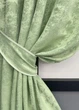 Комплект коротких штор VR-Textil Жакард Sultan XO № 1147ш Светло-оливковый 140х170 см 2 шт (35-0420) - изображение 4