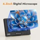 Цифровий мікроскоп DM6 1000X 1080P Type-C для пайки, монет та ремонту - зображення 10