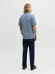 Поло длинное мужское Jack & Jones 12136516 2XL Blue Mirage (5715830436855) - изображение 2