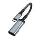 Кабель Hoco UA43A (USB-C to HDTV, переходник, передача видео 4K, длина кабеля 0,2 метра) - Черный - изображение 6