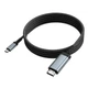 Універсальний кабель Hoco UA43 (Type-C to HDMI, підтримка відео 4K, довжина кабелю 1,8 метра) - Чорний - зображення 2