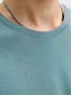 Футболка хлопковая длинная мужская Jack & Jones 12151955 M Mineral Blue (5715832167474) - изображение 4