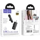 Петличный беспроводной микрофон L20B Fair 3in1 (Lightning/Type-C/3.5) Black Hoco (2000003505975) - изображение 4