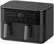 Мультипечь Xiaomi Двухзонная Аэрофритюрница 10Л 2700Вт, чаша на 10л, сенсорное управление, пластик, черного цвета (639210) - изображение 3