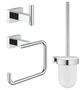 Набір для ванної Grohe сталевий хром 3 предмети 24 см (609600) - зображення 1
