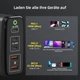 Зарядна станція HUNDA 5-в-1 GaN 245W (3xUSB-C, 2xUSB-A) - изображение 7