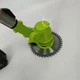 Аккумуляторный триммер с 2 аккумуляторами 48V, беспроводная косилка для травы и кустов с регулируемой ручкой, пильным диском и ножами для дачи и сада, Зеленый, AK-48V - изображение 7