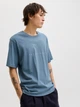 Футболка хлопковая длинная мужская Jack & Jones 12234746 2XL Blue Mirage (5715830431850) - изображение 3