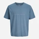 Футболка хлопковая длинная мужская Jack & Jones 12234746 2XL Blue Mirage (5715830431850) - изображение 7