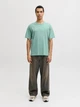 Футболка хлопковая длинная мужская Jack & Jones 12234746 S Mineral Blue (5715832145083) - изображение 6