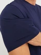 Футболка хлопковая длинная мужская Jack & Jones 12245087 2XL Navy Blazer (5715427285033) - изображение 5