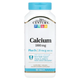 Кальций с витамином D3, 21st Century "Calcium Plus D3" 1000 мг, 800 МЕ (90 таблеток) - изображение 1