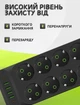 Удлинитель сетевой переноска 6м на 10 розеток + 4USB + 2Type-C UA Power F35U Черный - изображение 5
