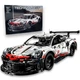 Конструктор автомобіля Porsche 911 RSR в коробці на 1580 деталей в масштабі 1:10 - зображення 1