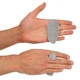 Накладки на ладони силиконовые нескользящие грипсы Gym Grips для силовых тренировок и турника SP-Sport 6743-1 комплектация 2шт - изображение 1