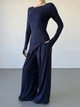 Жіночий прогулянковий костюм (кофта+штани) Uaclothes 46-48 Синій (like37125-175541350) - зображення 3