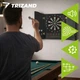 Дартс электронный, мишень в шкафу Trizand набор для игры в дротики с 4 LED-дисплеями для 1-16 игроков - 6 дротиков (27046) - изображение 3