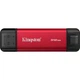 Зовнішній SSD накопичувач Kingston Dual Portable 512GB USB 3.2 Gen2 швидкість 950/1050 MB/s Red (SPSD/512GB) - зображення 2