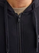 Толстовка на молнии мужская Jack & Jones 12265177 S Black (5715605830581) - изображение 4