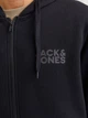 Толстовка на молнии мужская Jack & Jones 12265177 S Black (5715605830581) - изображение 5