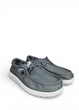 Мокасины Hey Dude Wally Stretch Canvas (s/n 40700-007), Серый, Размер 47 (US M14), 31 см - изображение 1