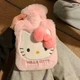 Грелка плюшевая объем 1000 мл Хеллоу Китти Hello Kitty, грелка резиновая в плюшевом чехле Hello Kitty 1л - изображение 2