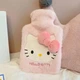 Грелка плюшевая объем 1000 мл Хеллоу Китти Hello Kitty, грелка резиновая в плюшевом чехле Hello Kitty 1л - изображение 3